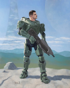 Eric as the Master Chief