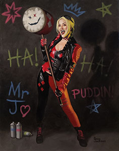 Ashley as Harley Quinn