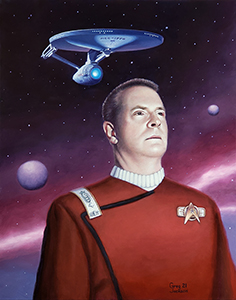 Self Portrait as a Starfleet Captain